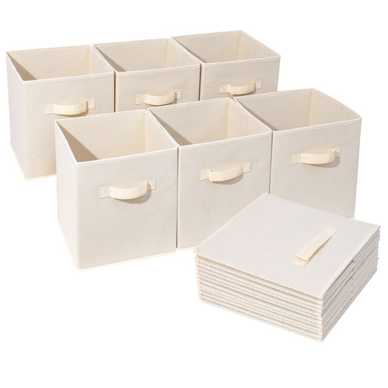 freundlicher Kleidung Lagerung Falten Bettwäsche Stoff Lagerplätze Korb Würfel Boxen Faltbare Spielzeug Organisation oder Heimat freundlicher Zimmer