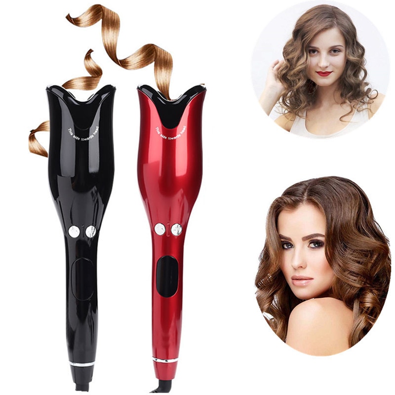 Roosvormige multifunctionele lcd krultang haar krultang styling tools krultangen staaf waver curl automatische krullen lucht
