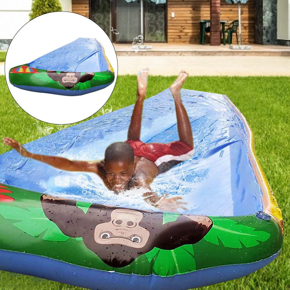 Water Slide Mat Zomer Spuiten Crash Pad Voor Kinderen Outdoor Sliding Board Zwemmen Achtertuin Voor Jongens Meisjes Spray Water Fun