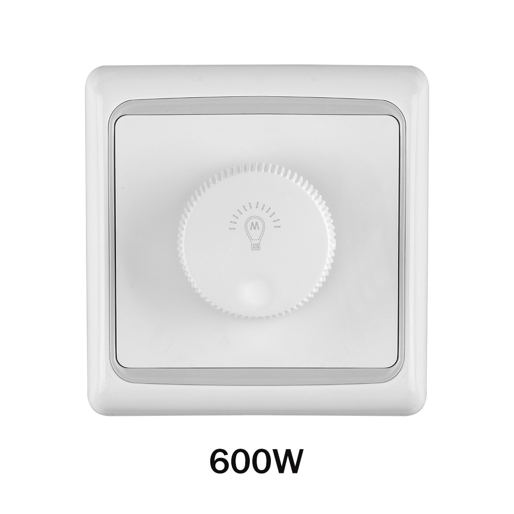 Interruptor de atenuación LED SCR, atenuadores de brillo para luces LED ajustables, Panel regulable, focos de luz descendente, 220V, 300W /600W /1000W: 600W