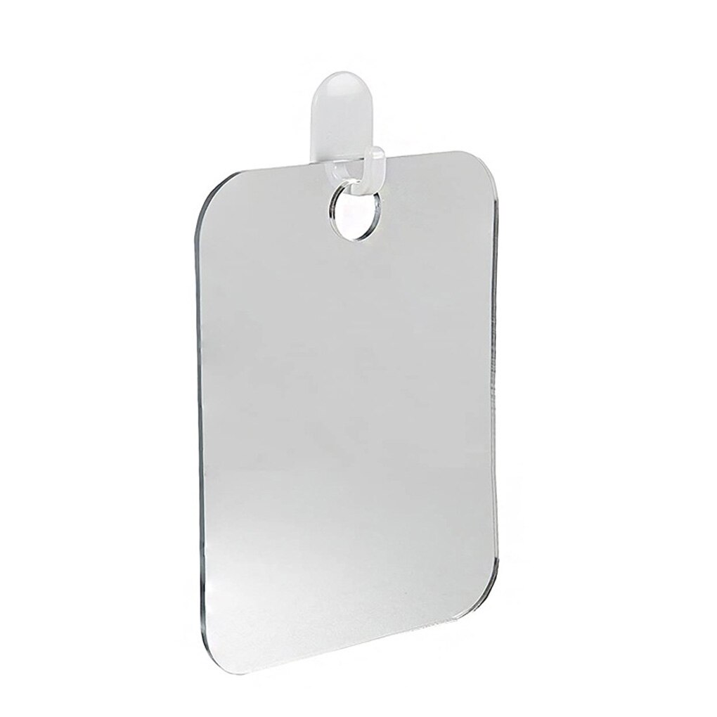Men Anti-fog Shaving Mirror Home Hotel Bathroom Portable Wall Hanging Acrylic Makeup Mirror: Default Title
