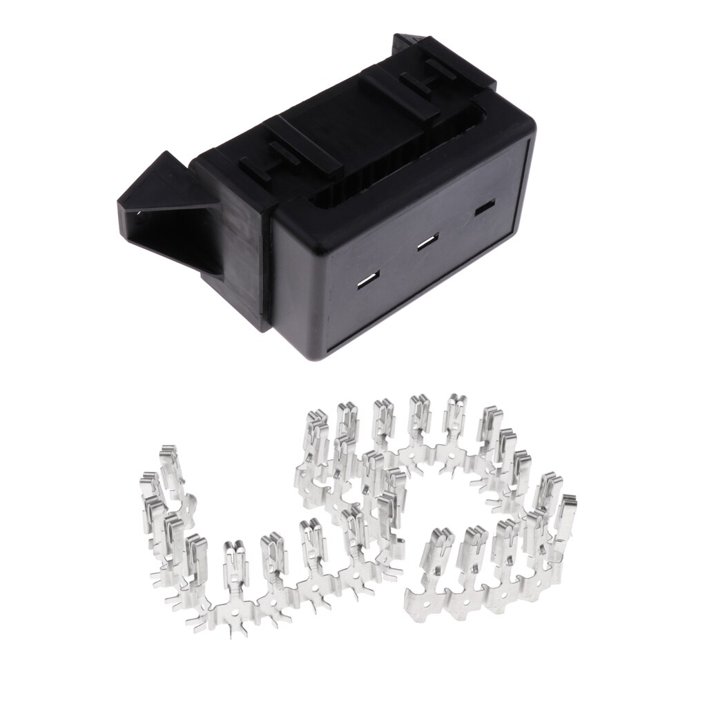 Car Vehicle Motorcycle 14 Loop Road Relay Blade Fuse Box Block with Terminals