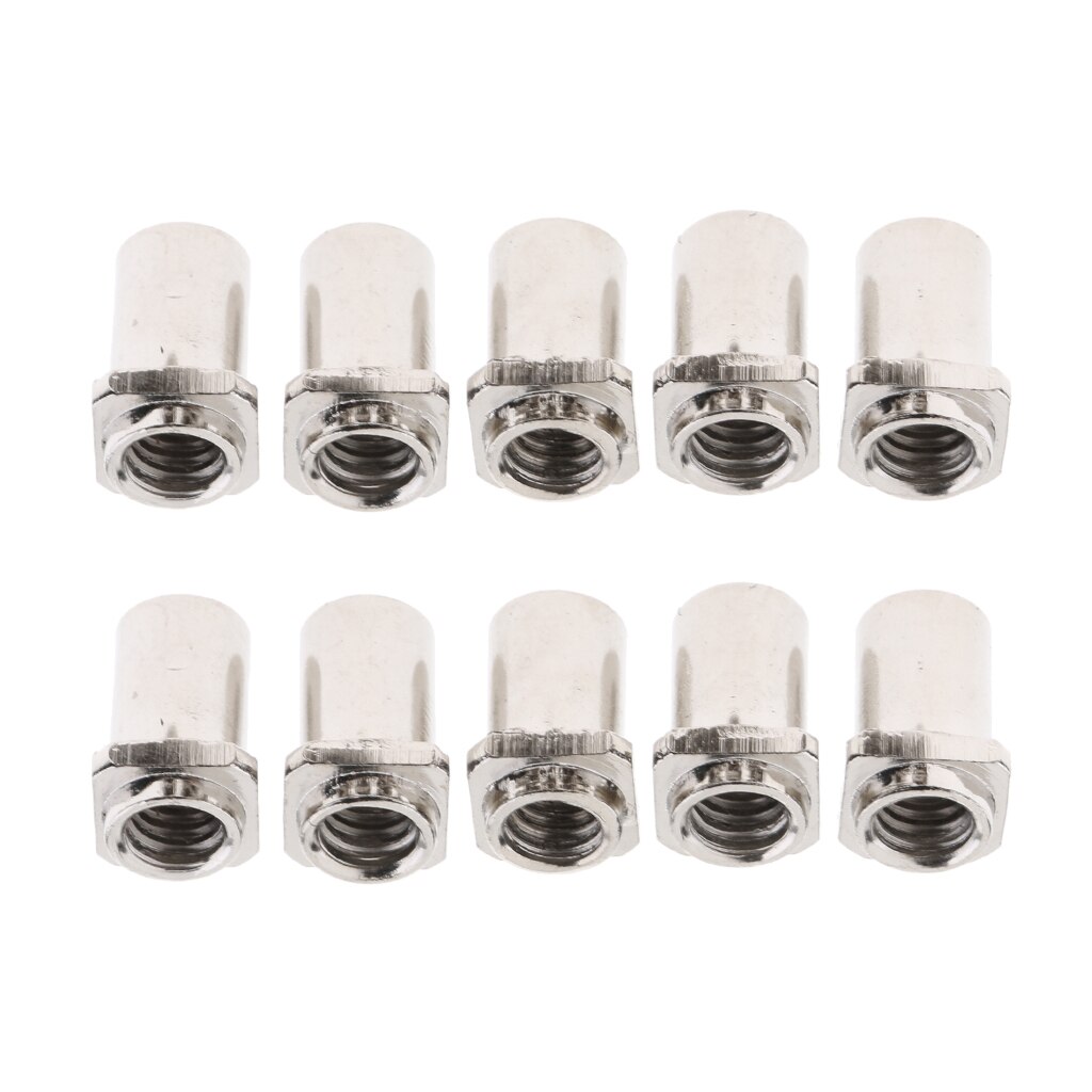 10 Pcs Drum Lug Swivel Nuts for Drum Percussion Instrument Parts