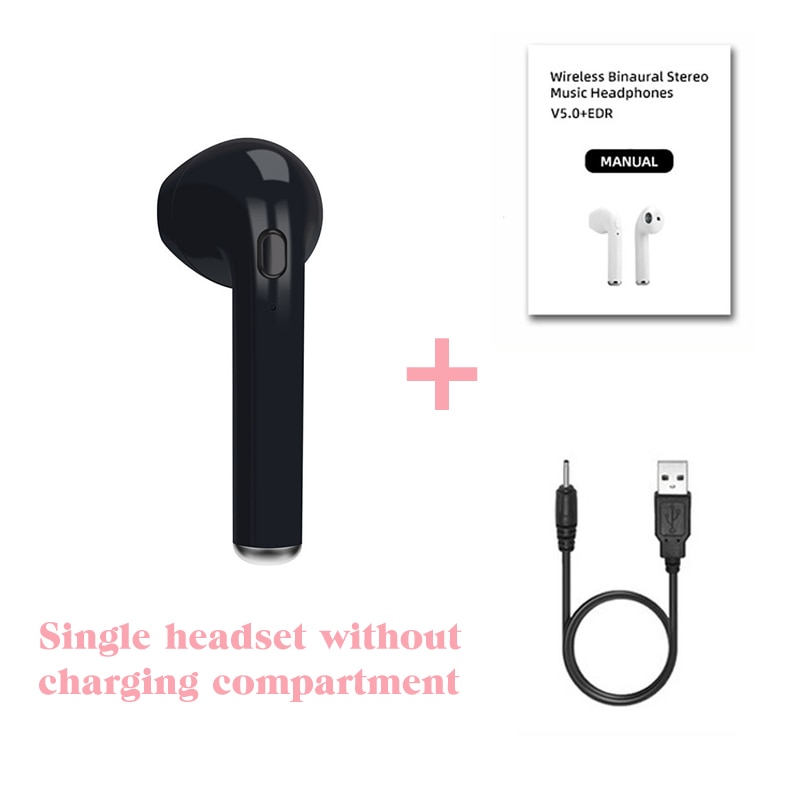 I7s Tws Draadloze Hoofdtelefoon Bluetooth Oortelefoon Met Microfoon Opladen Doos Oortelefoon Sport Headset Opladen Box Voor Iphone