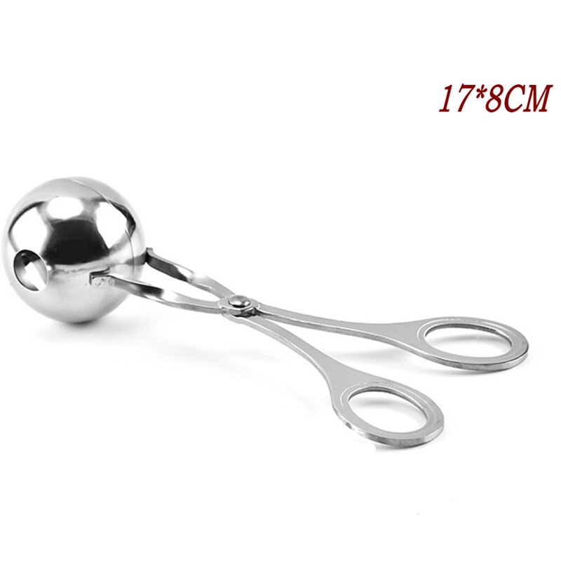 304 Rvs Gehaktbal Maker Voedsel Clip Vulling Gehaktballen Diy Vis Bal Machine Kitchen Tools Vlees Baller Makers: big size