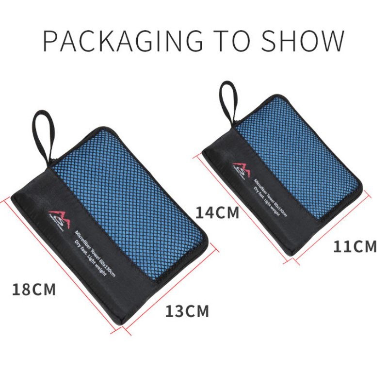 Ultralight Compatto Rapida Asciugatura Asciugamani Campeggio Compatto Nuoto Asciugamani Mano Viso in Microfibra Antibatterico Viaggi trekking