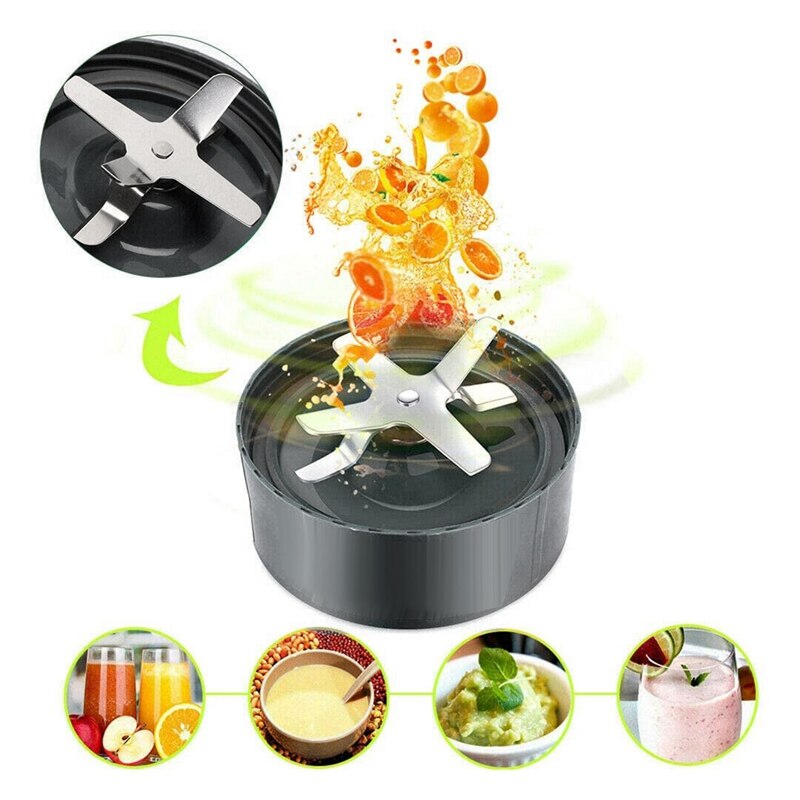 Vervangende Messen Voor Blender,1 Blades Vervanging En 2 Extra Pakkingen, Compatibel Voor Nutribullet Pro 900/600 Serie
