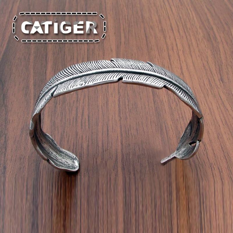 Punk 316L de acero inoxidable de de Vintage brazalete Popular pulsera de los hombres de alta joyería de