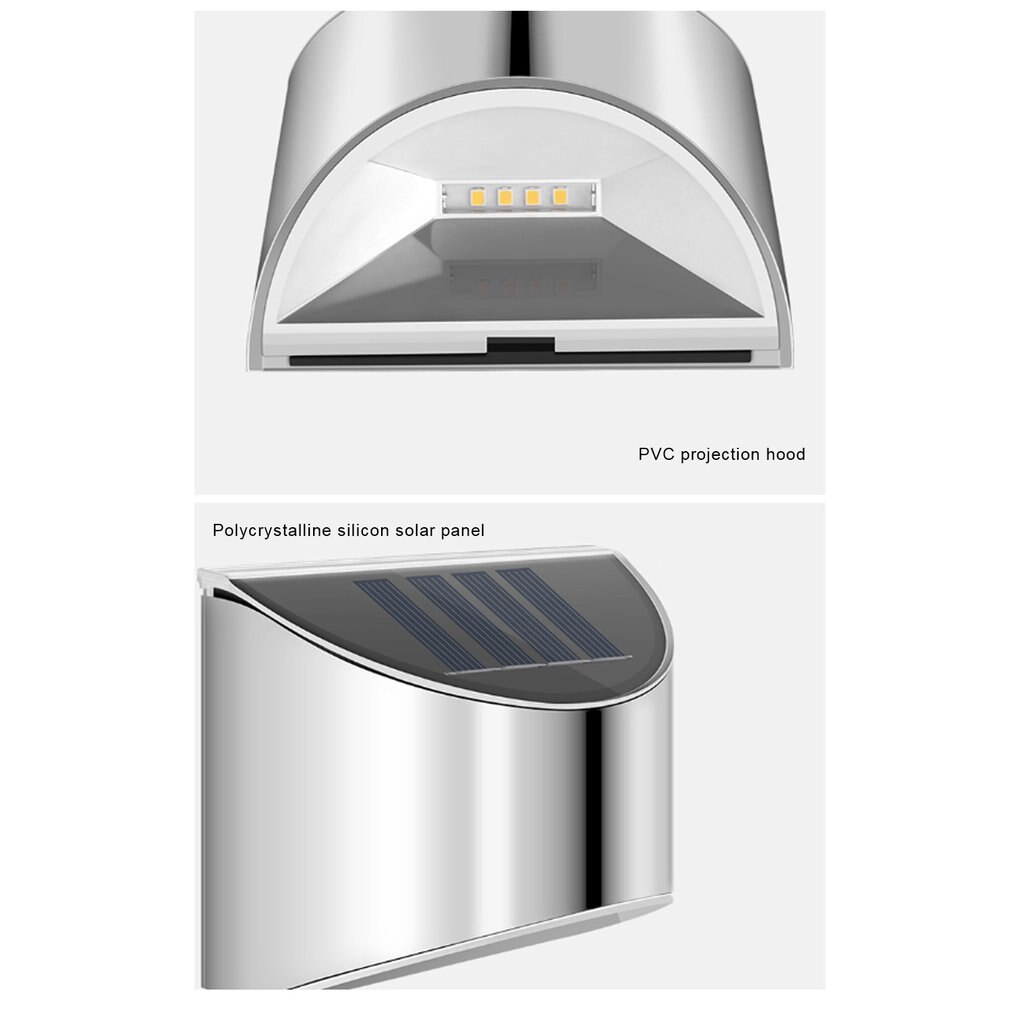 Solar Light 4 LED Solar Powered Lamp PIR Motion Sensor Waterproof Security Lighting For Outdoor Garden Wall Fence