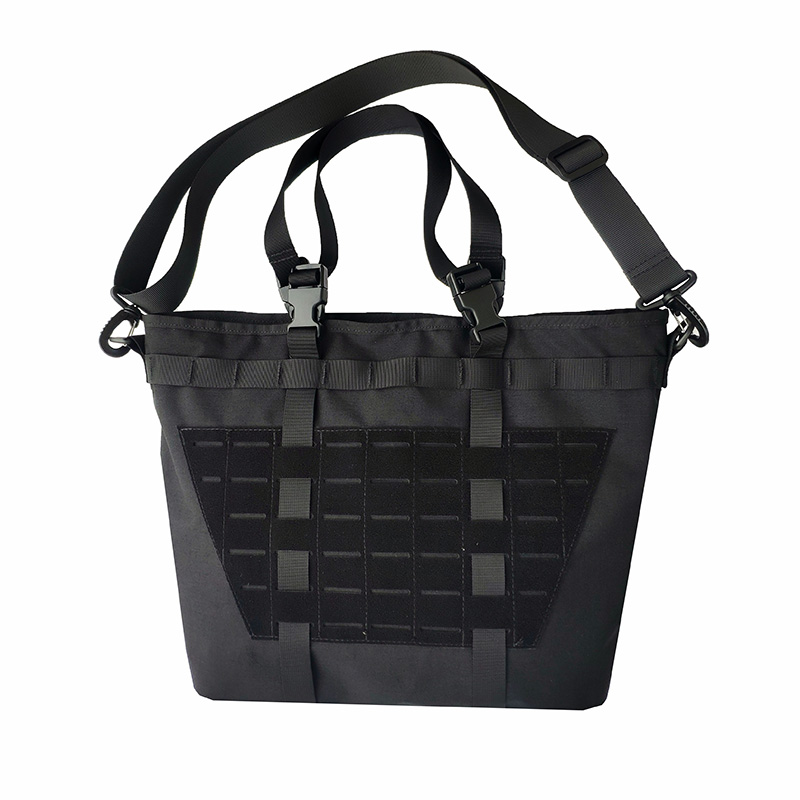 Bolsa de compras de red de para exteriores, bolso de un solo hombro, bolsa de almacenamiento de gran capacidad, tela Cordura DuPont: BKBK