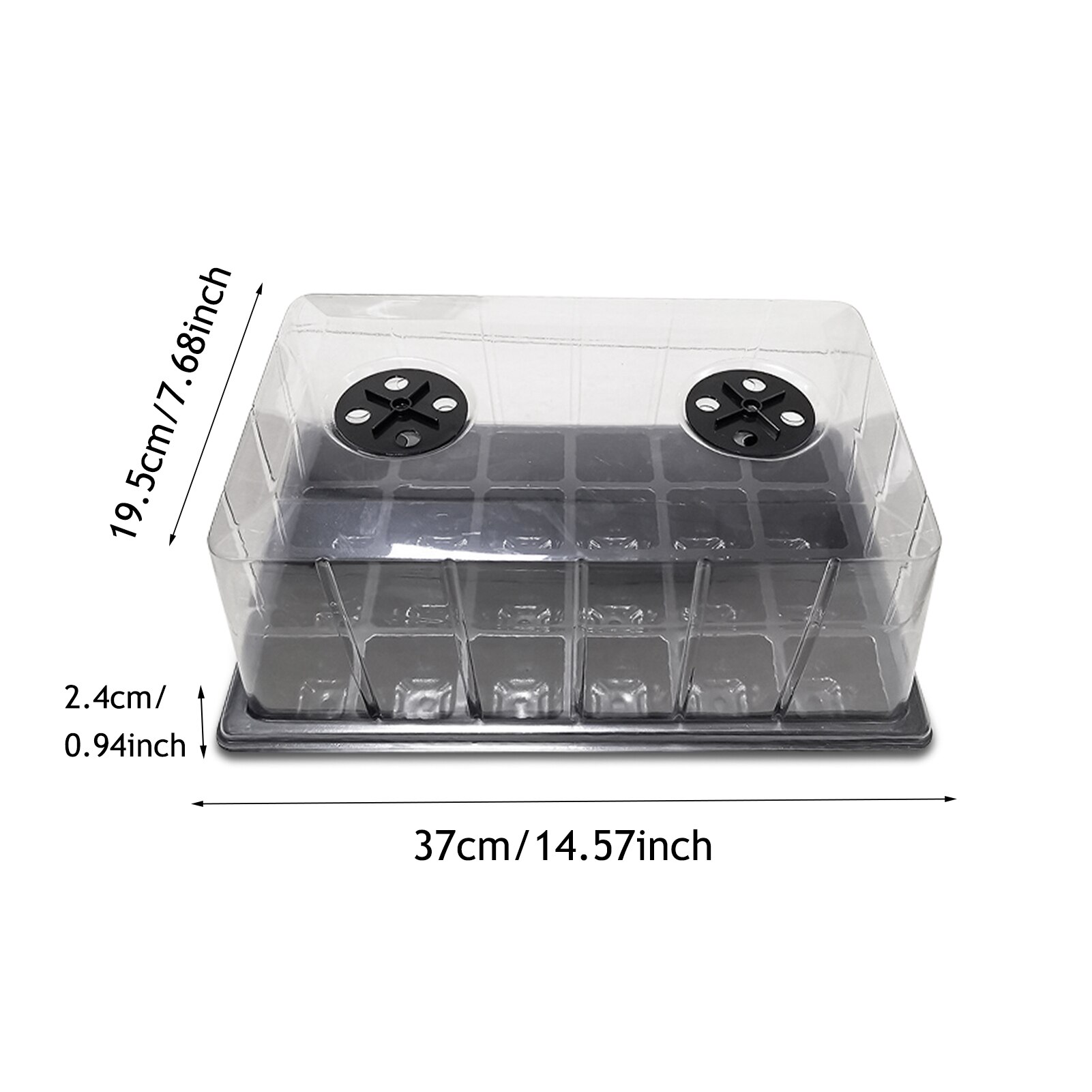 24 Hole Garden Plant Seed Grows Box Nursery Seedling Starter Garden Yard Tray Jardin Vegetable Seeds Seedling Box