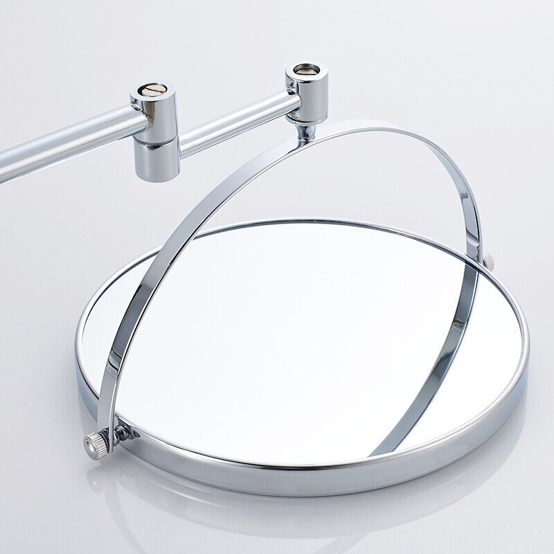 Punch-Free Bathroom Mirror Rotating Mirror/Double-Sided 3-Fold Enlarged Mirror Wall Hanging