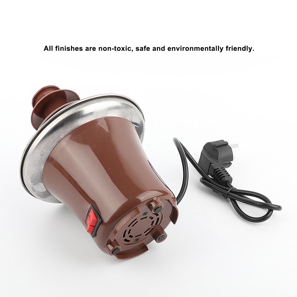 Chocolate Melting Machine 30w Layers Chocolate Fountain Adjustable Fondue Machine Pot