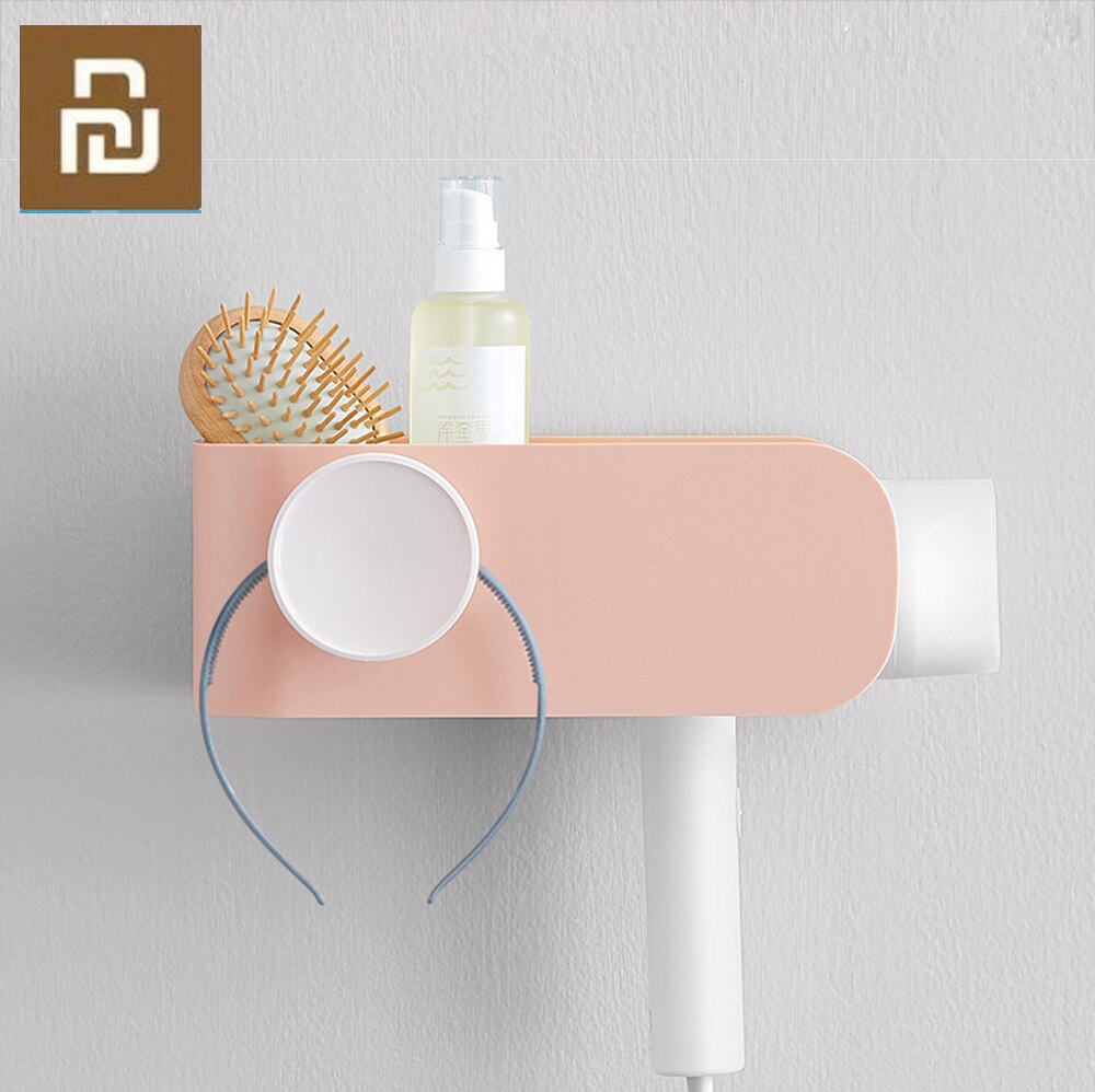 Original Xiaomi MIJOY Hair Dryer Rack Wall Mount Hair Dryer Holder Hair Dryer Rack Comb Shaver Hold Shelf Wall-mounted