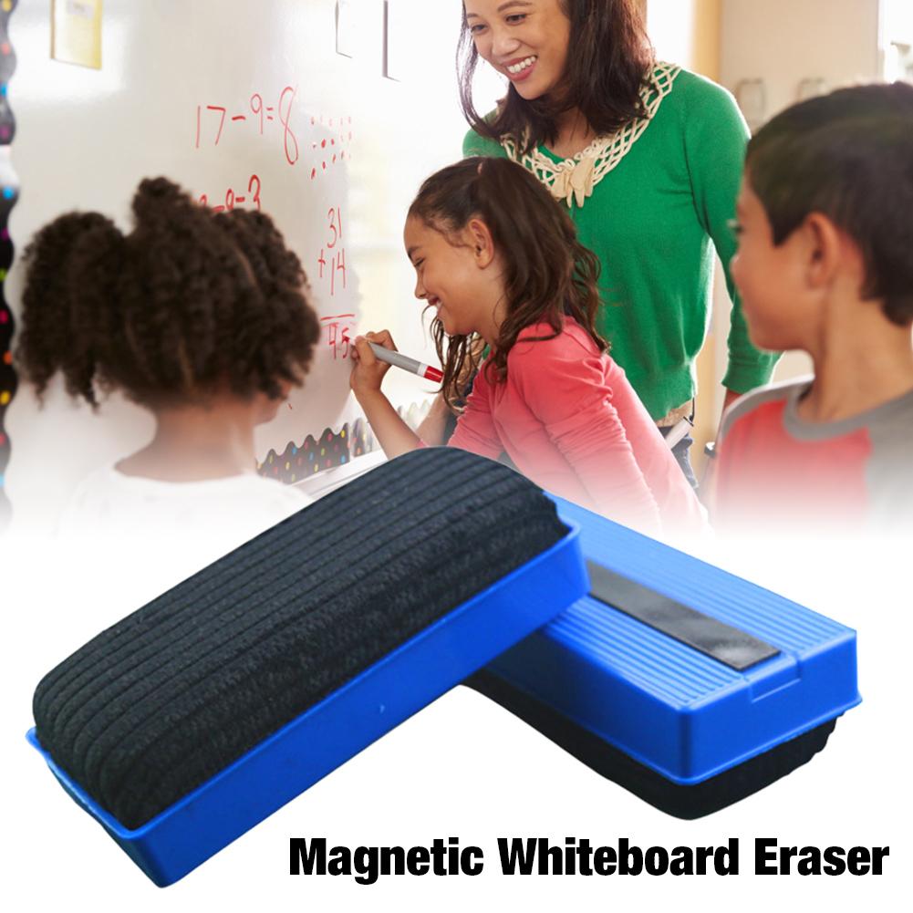 1PCS Mini Magnetic Whiteboard eraser dry erase board Dry wipe marker cleaner Chalk blackboard wiper school office Supplies