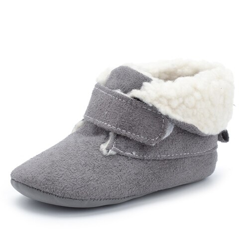 Baby Jongens Laarzen Imitatie Leer Suede Flanger Rechtop Pinda Suede Innerlijke Winter Warm Casual Laarzen Baby Schoenen Voor Jongens meisjes: 7-12 Months