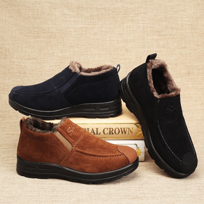 Men Boots Lightweight Winter Shoes For Men Snow Boots Breathable Man Waterproof Winter Footwear Plus Size Winter Boots