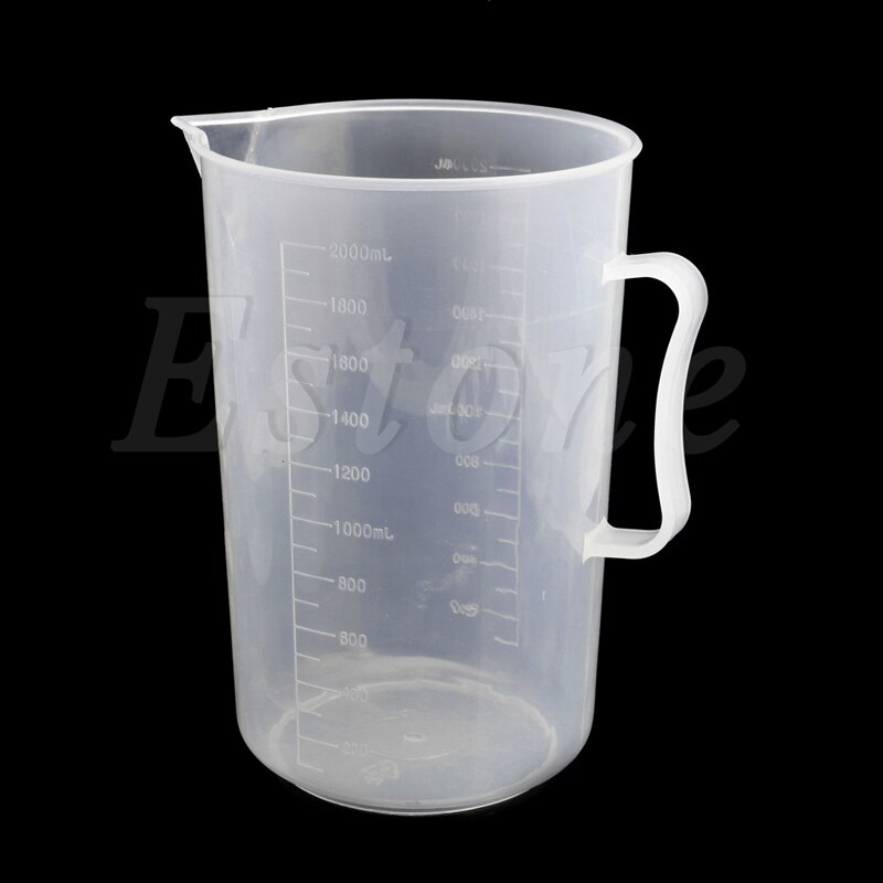 896B 150/250/500/1000/2000ML Plastic Measuring Cup Jug Pour Spout Surface Kitchen 1Pc