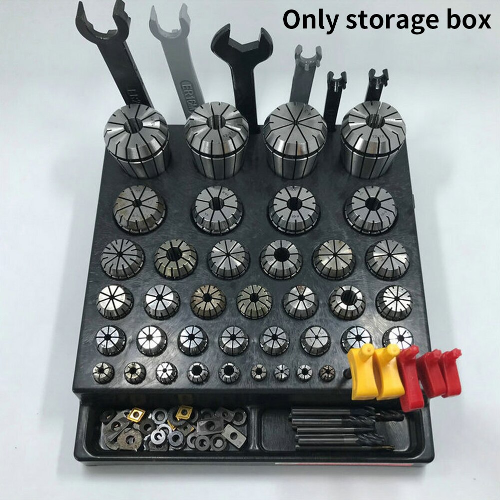 Organizer Storage Box Collet Chuck Parts Probe Inserts CNC End Collecting Lathe Tool For Wrench Milling Durable Cutter Stand