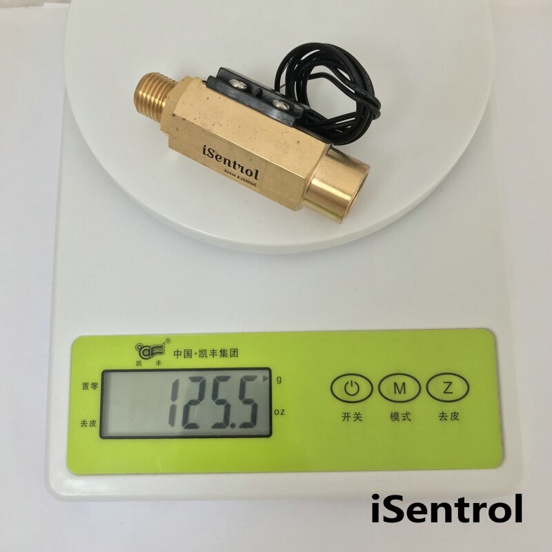 USM-FS41TC Normally open Circuit Magnetic Flow Switch 70W Max Load DC250V AC220V Max Reliable BSP G1/4" Male made of Brass