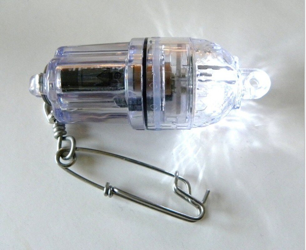Fiske lys med pin samle fisk lampe dypvanns fisk lampe 5# aa batteri vanntett super lys blits/faste alternativer  zm725