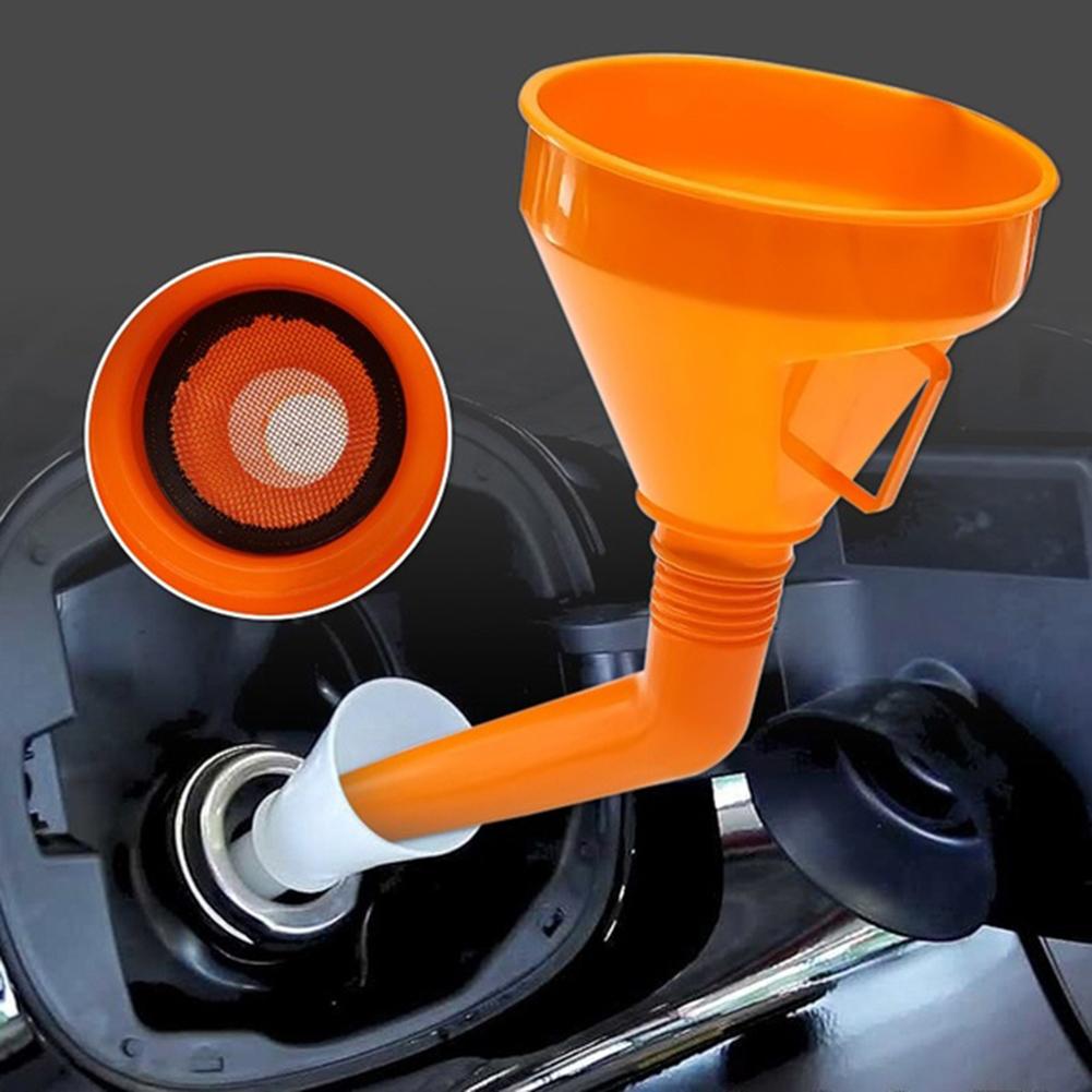 Equipamento de enchimento do carro universal plástico motocicleta reabastecer a gasolina funil óleo do motor com filtro freio líquido equipamento enchimento