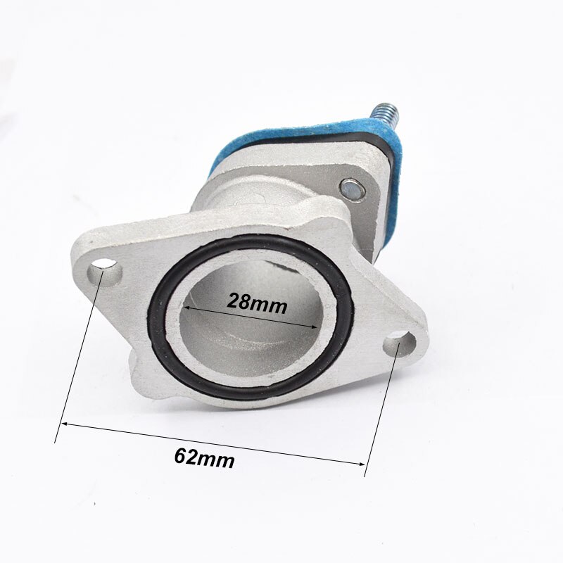 Moottoripyörän kaasuttimen imusarjan putkiliitos qianjiangille  qj125 qj 125 125cc varaosia