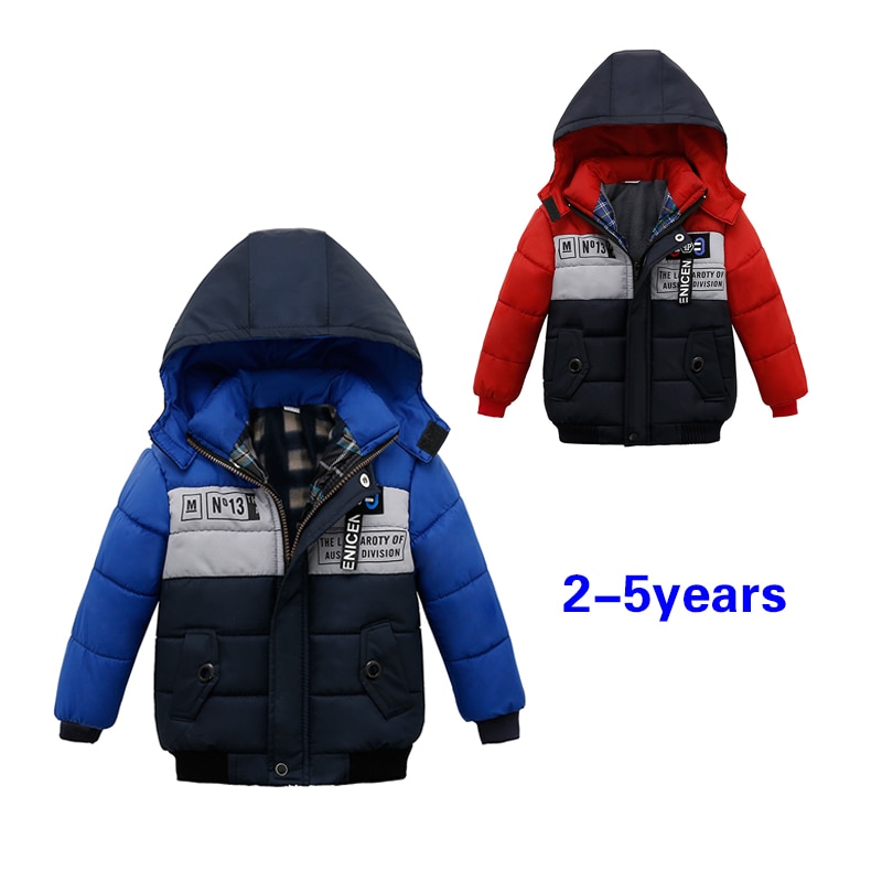 nouvelle veste d'hiver épais filles garçons manteau enfants vestes coton infantile vêtements rembourré veste enfant vêtements