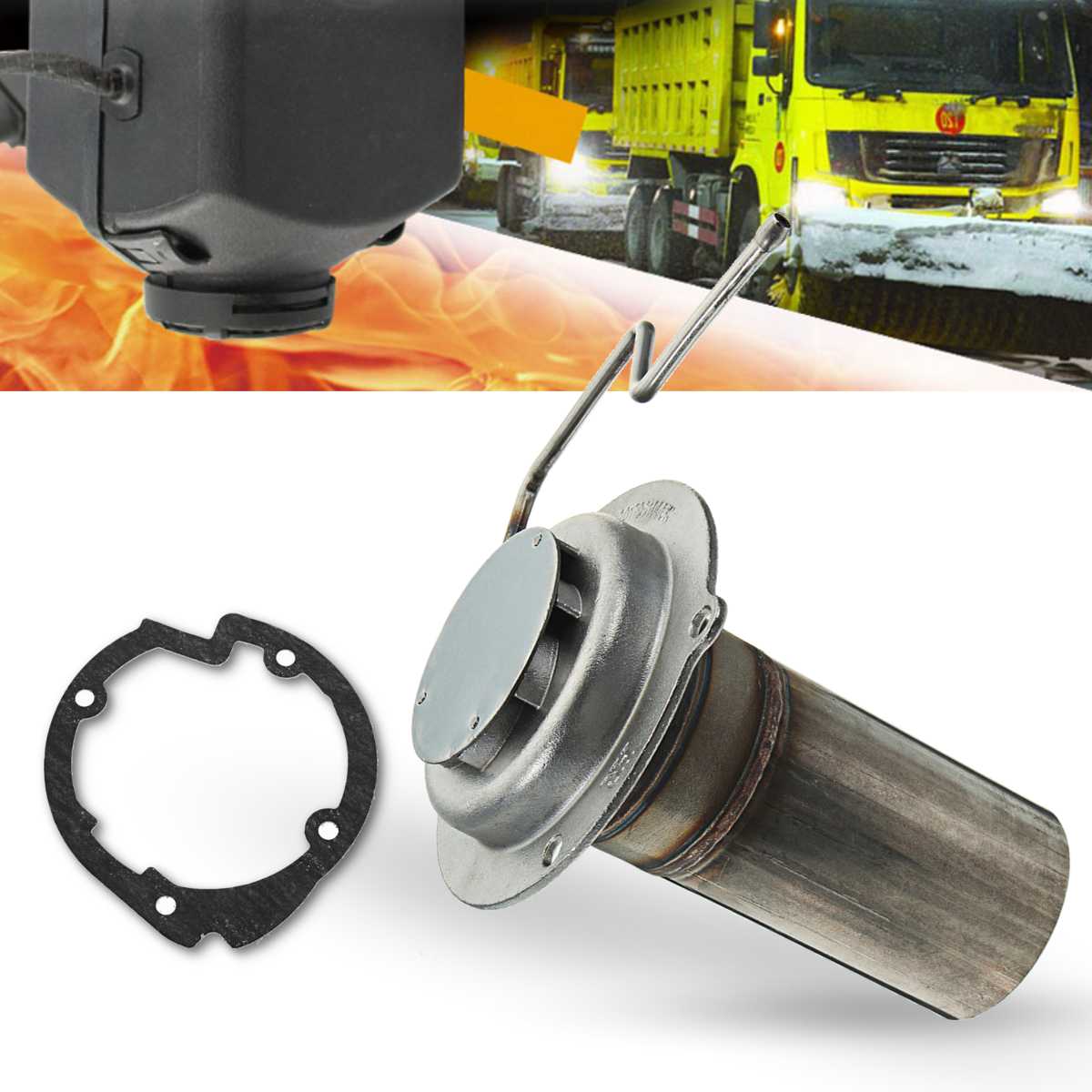 Winter Kachel Brander Brander Insert Fakkels Verbrandingskamer Met Pakkingen Voor Eberspacher Airtronic D2 D4 D4S