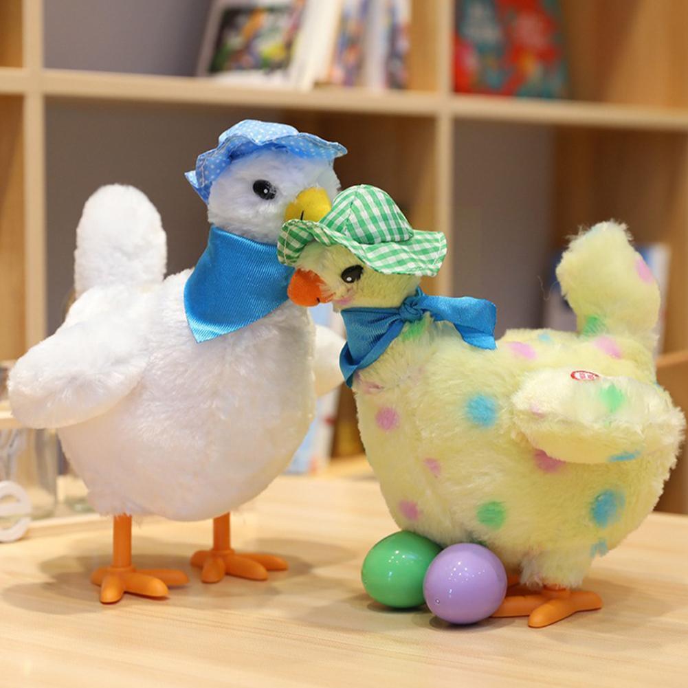 Leggen Ei Kip Kip Elektronische Knuffel Dansen Zingen Anti-Stress Gadget Grappig Kerstcadeau Voor Kinderen Q9c3