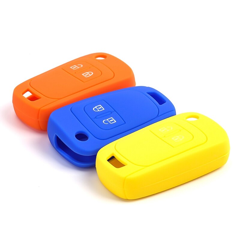 2 Button Silicone Car Remote Key Fob Shell Cover Case For Opel D Zafira C Mokka Insignia Adam