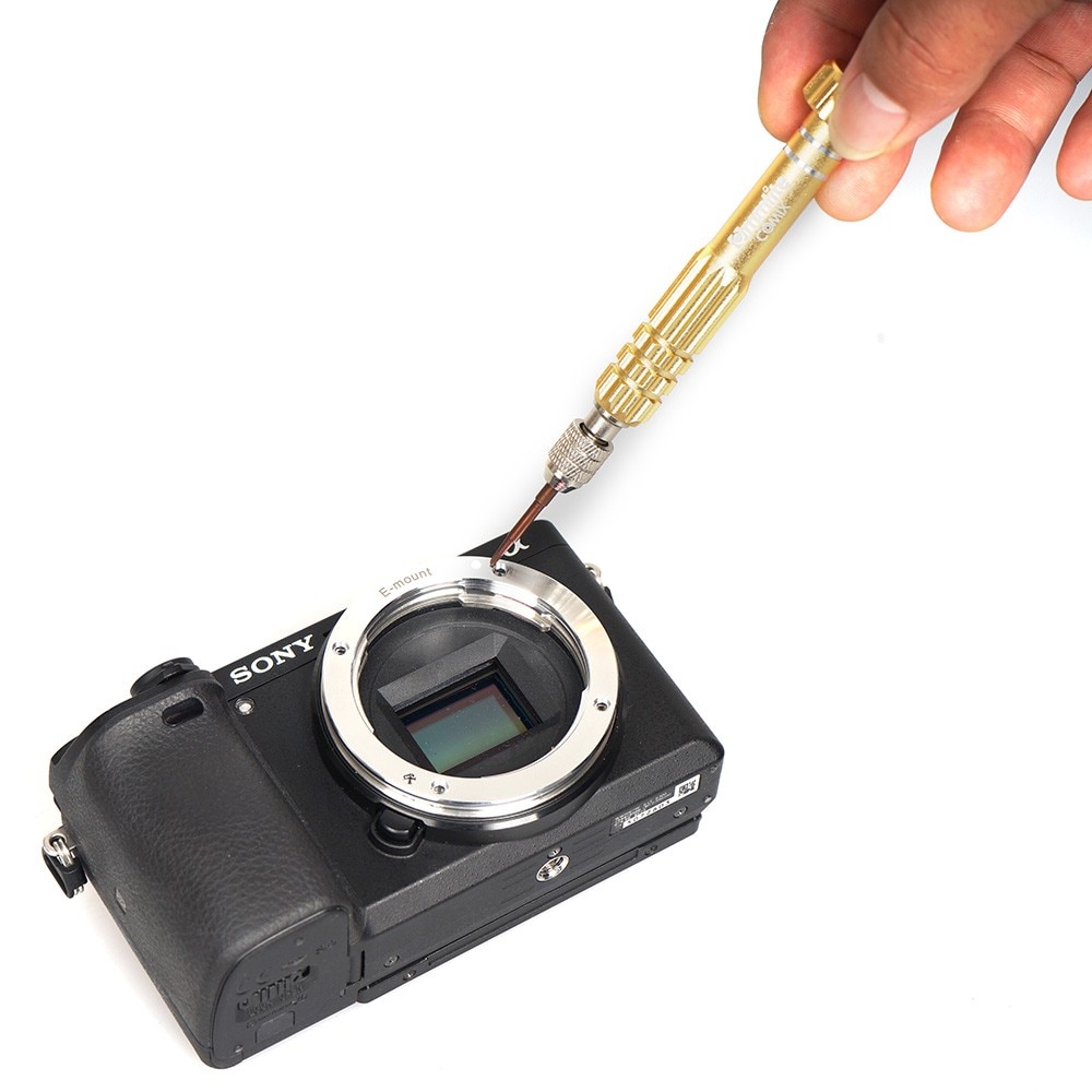 Commlite metal koper lens mount adapter ring e-mount vervanging voor sony nex e camera a7 a7r a7rii a5100 a6000 a6300 NEX-7