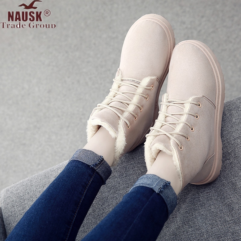 Vrouwen Laarzen Winter Schoenen Vrouw Snowboots Grote Pluche Binnenkant Botas Mujer Waterdichte Australische Laarzen Vrouwelijke Booties