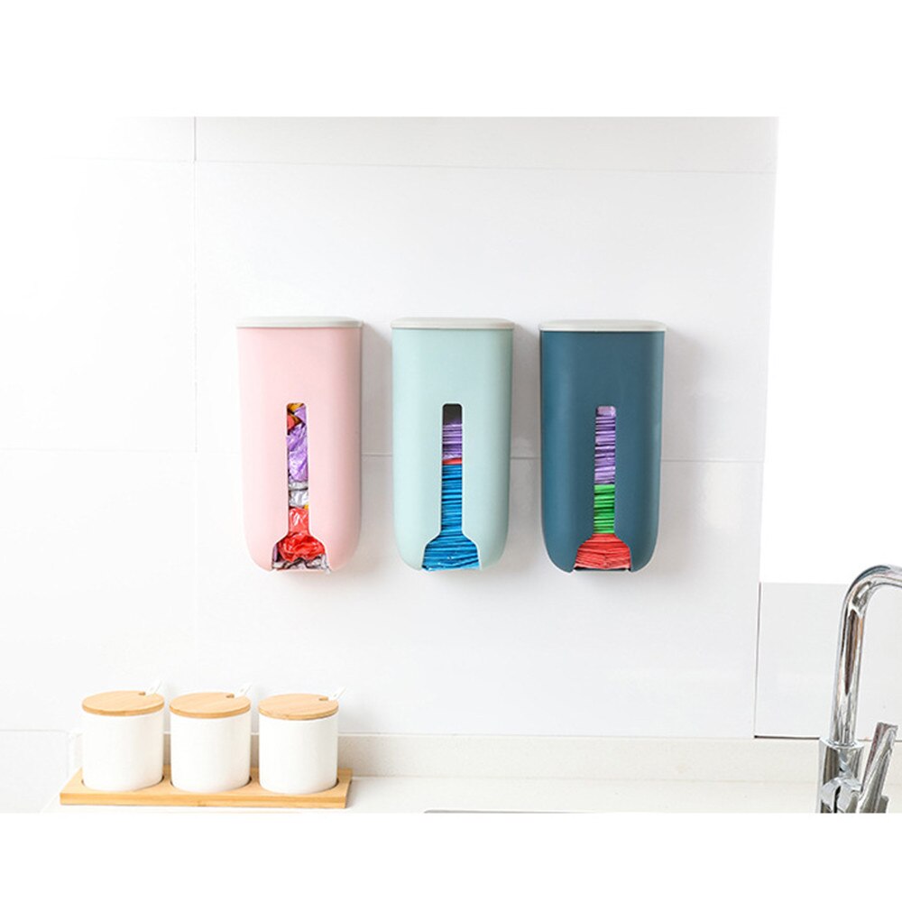 Organizer robić kuchni przenośny śmieci torba schowek przyjazne dla środowiska plastikowa torba na śmieci pojemnik ścienne wiszące ssania kubek Organizer