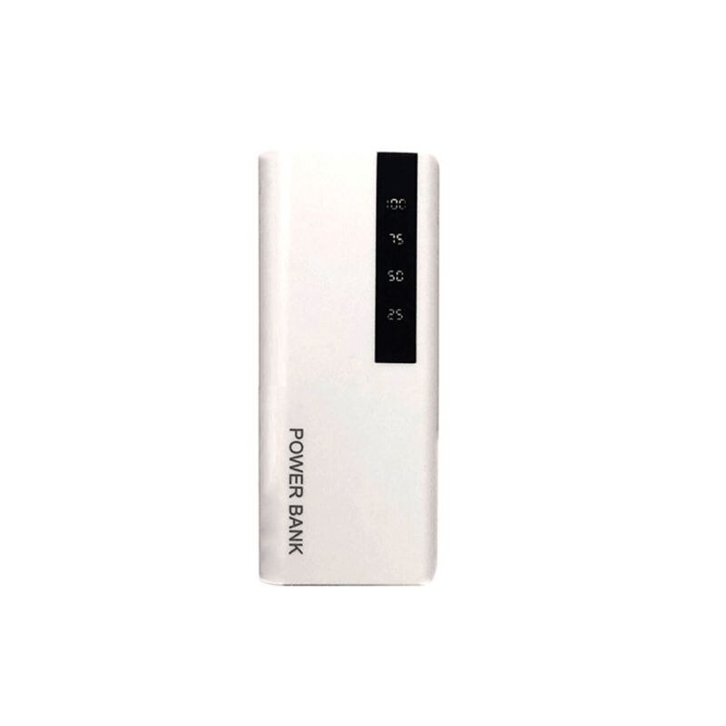 5x18650 Power Bank Battery Box Phone Charger DIY Shell Case with Digital Display B0KF: white