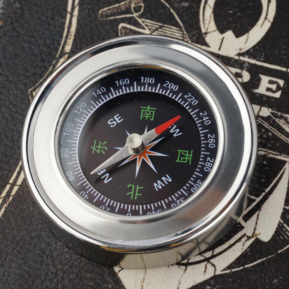 Outdoor Camping Compass 60mm Metal Steel Compass Waterproof Map -resistant Climbing Compass R6d3 I7y8