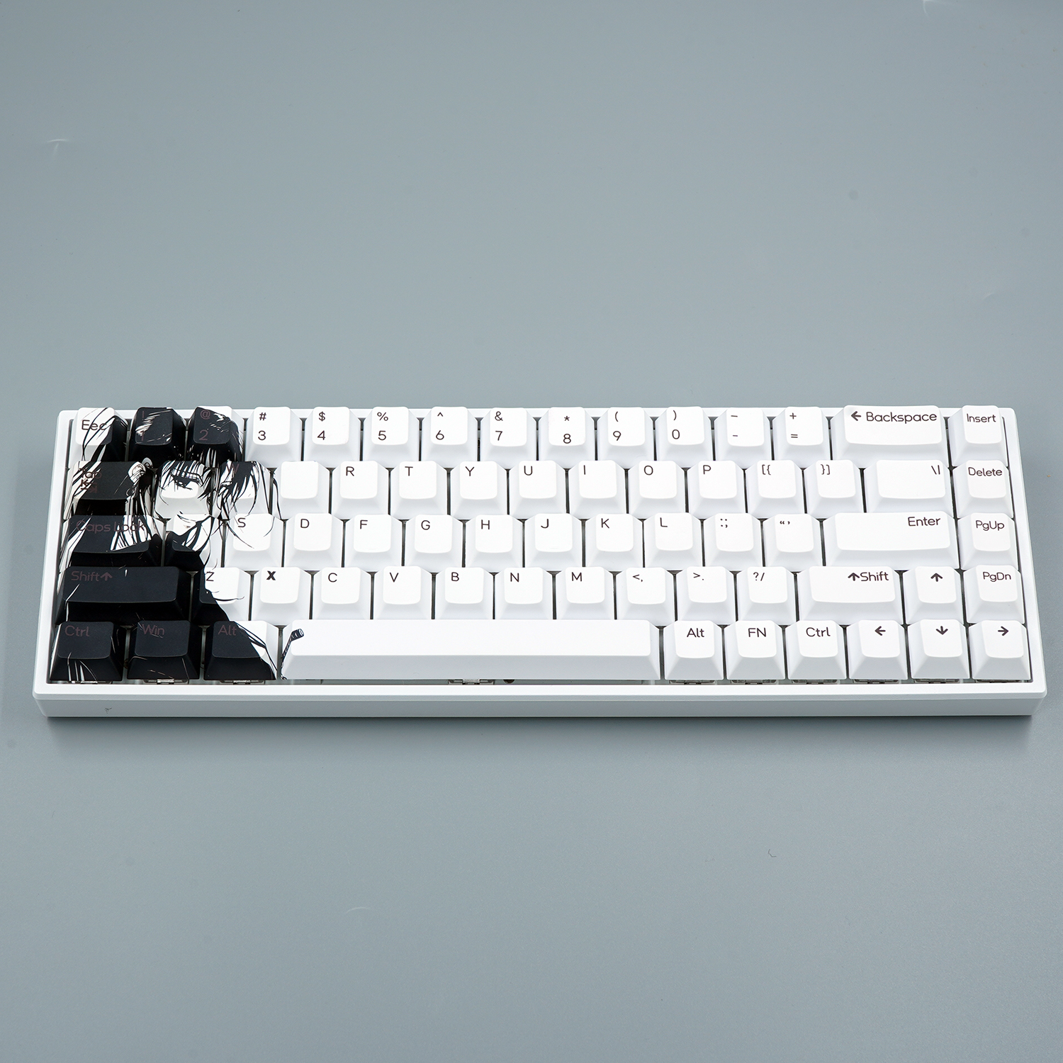 NPKC Cherry Profile Keycaps Anime Keycap PBT Key caps For MX Switch 60% 65% Mechanical Keyboard Caps Wooting 60 MAD 68HE Key cap: Orange
