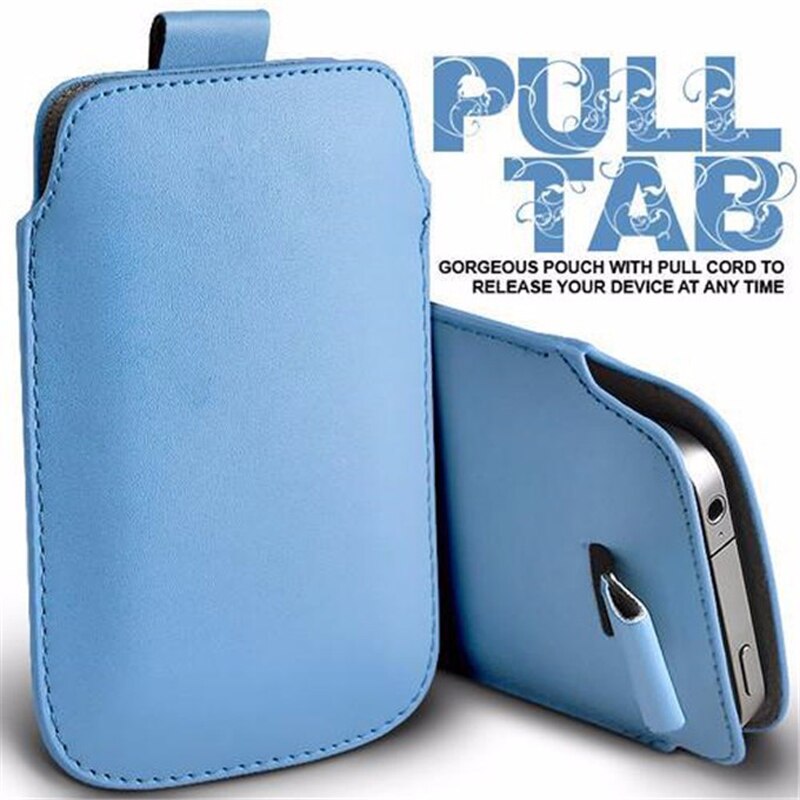 Voor Iphone 4 4S 4G Case Universal Pull Tab Pu Leather Sleeve Pouch Tassen Telefoon Gevallen Voor IPhone4 fundas Tas Voor IPhone4S Coque