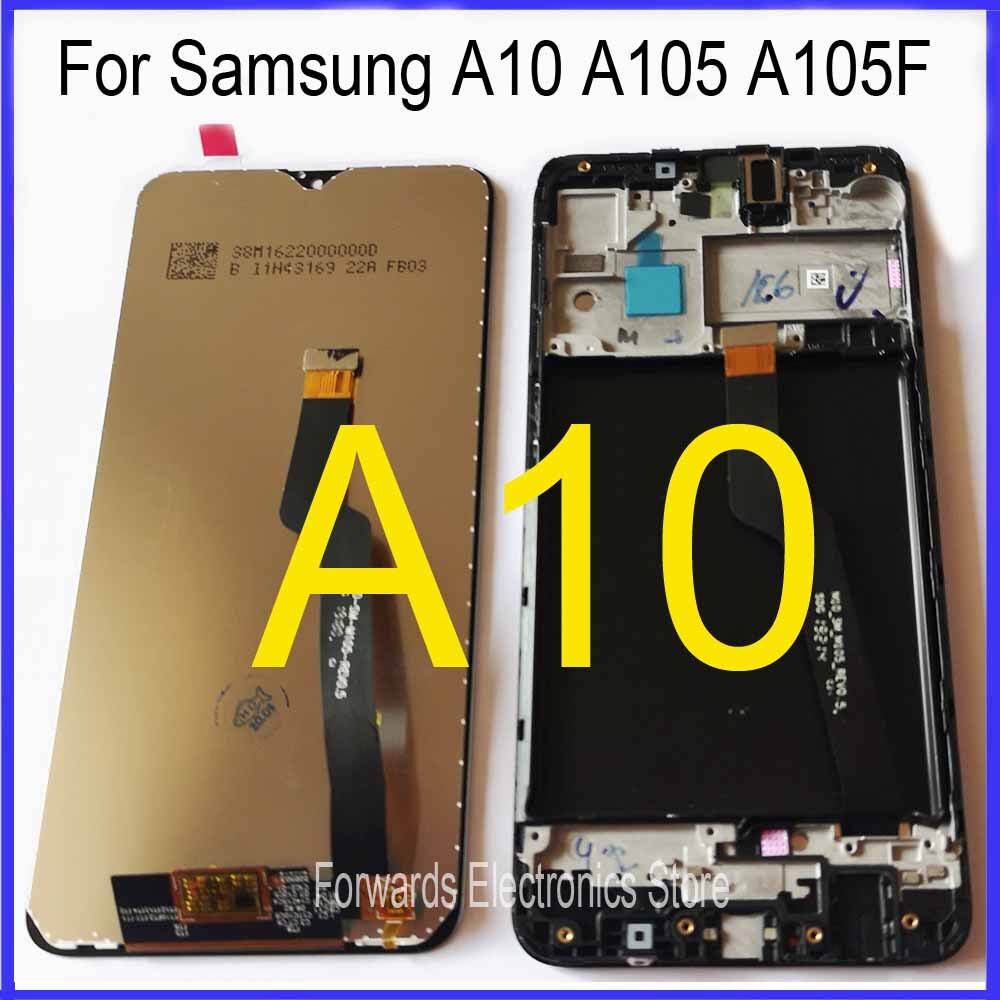 Voor Samsung A10 Lcd M10 Scherm A105 M105 Met Touch Met Frame Assembly