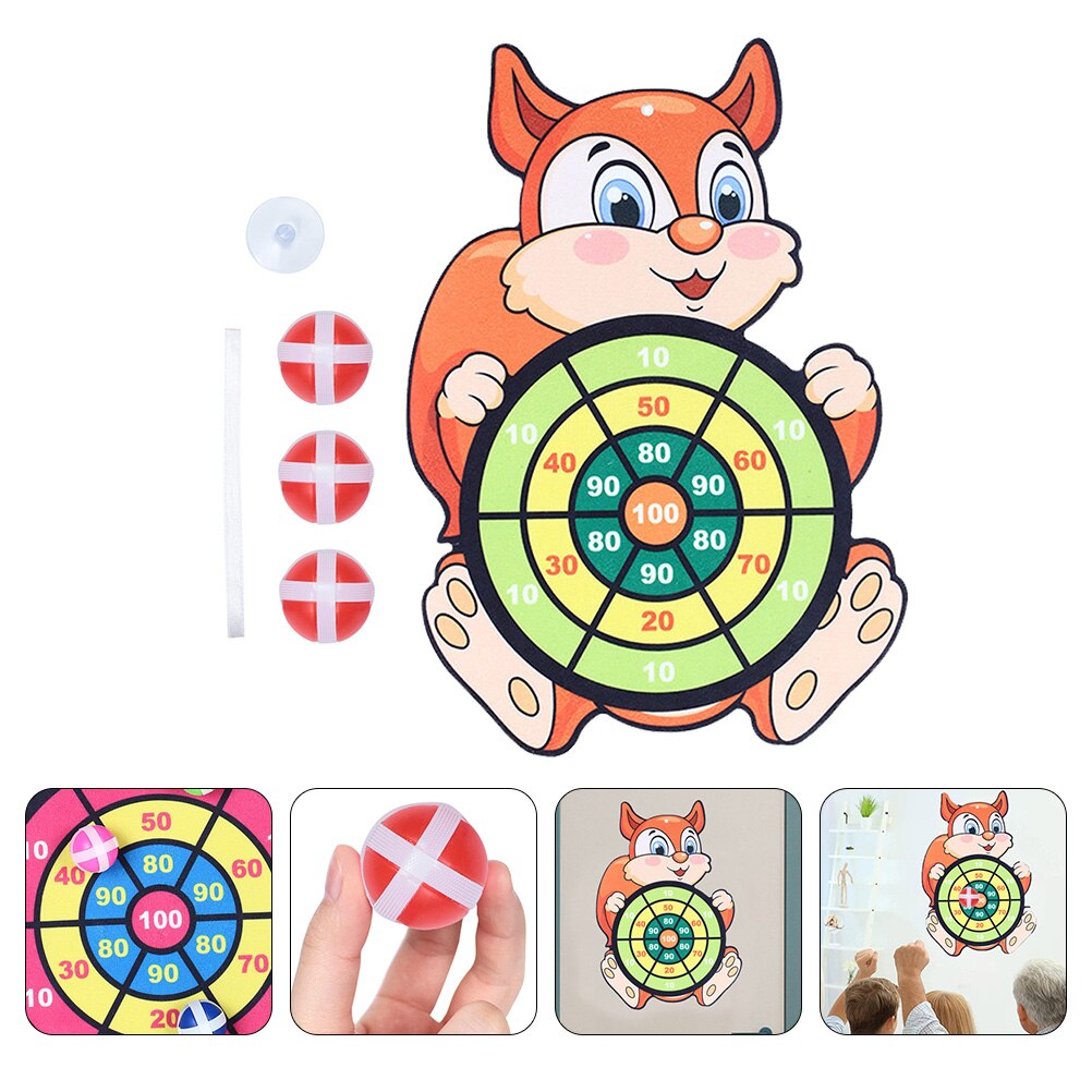 1 Set Mooie Cartoon Sticky Dart Game Set Creatieve Gooien Voor Kind