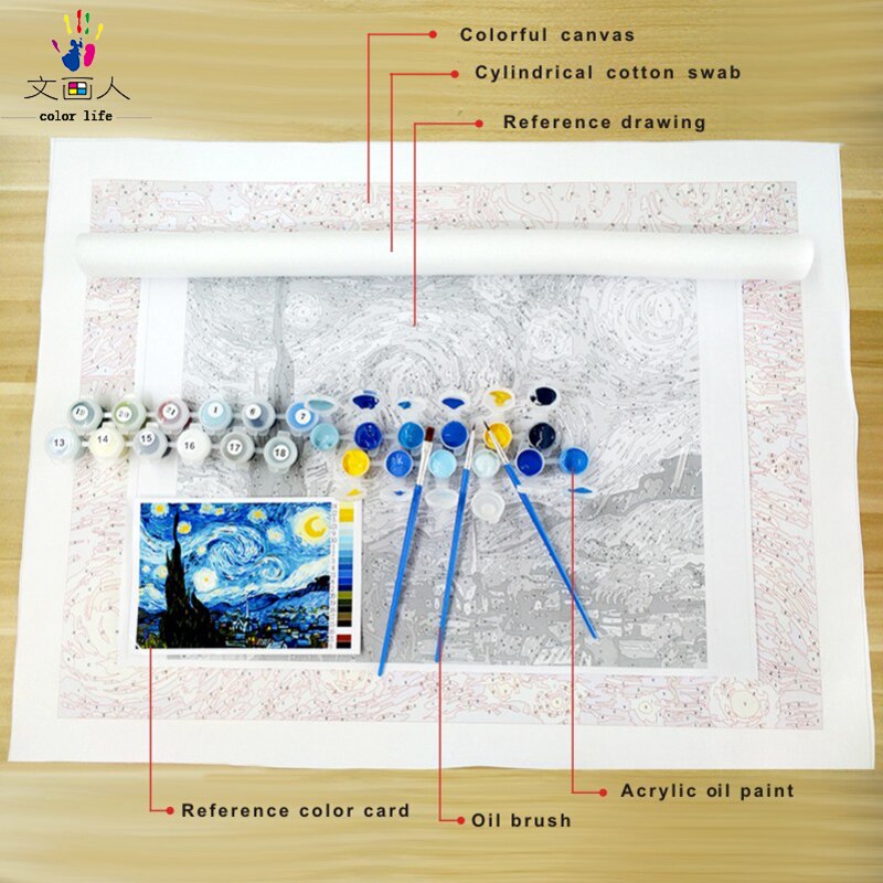 DIY para colorear pintura por números clavel de color claro en el alféizar de la ventana figuras pinturas por números con kits 40x50 enmarcado