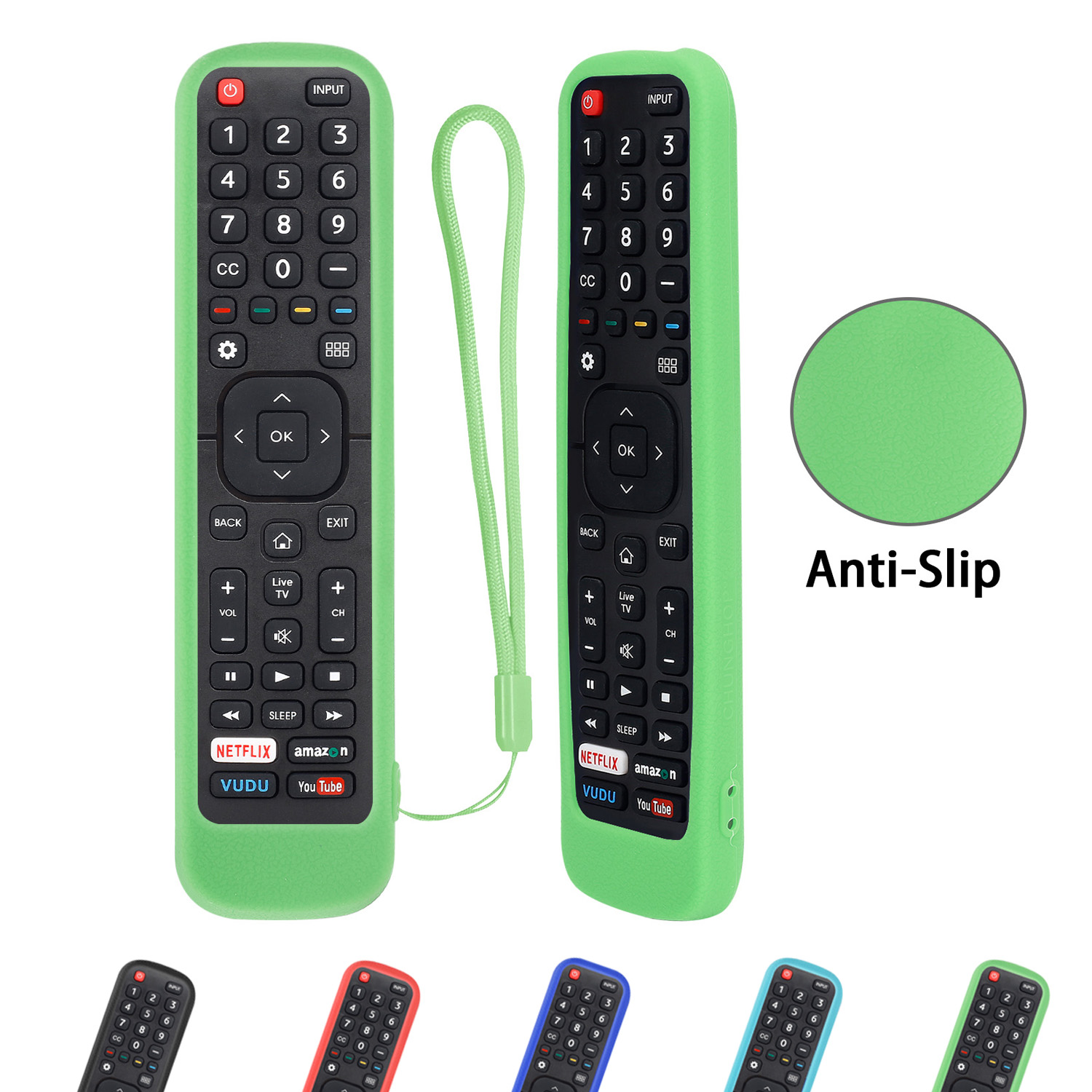 Fundas de Control remoto de TV para Hisense EN2A27 LED HDTV EN-2A27 HDTV, funda de Control remoto, amigable con la piel, a prueba de golpes, protector