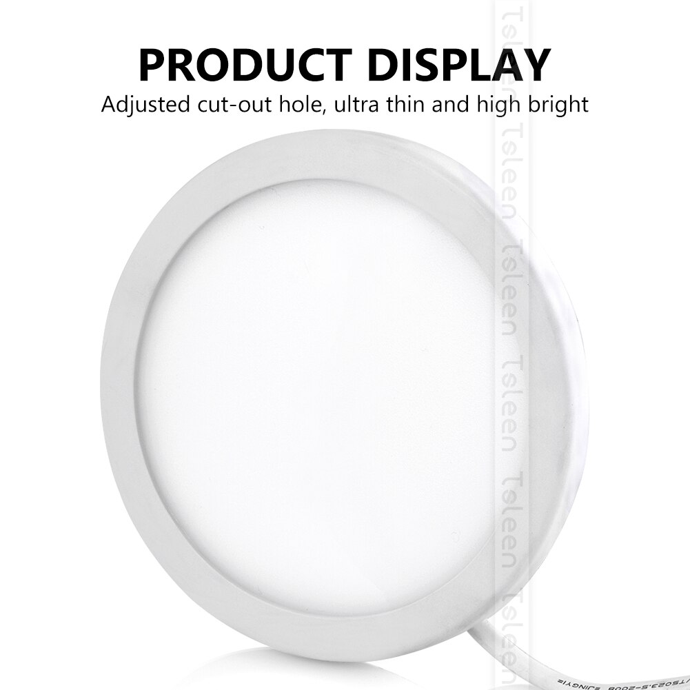 6W/15W/20W Led Panel Licht Verzonken Plafond Spot Lamp Thuis Ronde Downlight Voor Indoor kantoor Commerciële Gebruik Slanke Verborgen