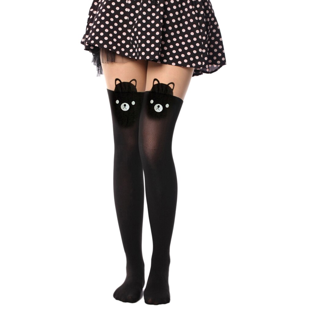 Katten tatoeage cartoon 18 stijl herfst winter nep kousen vrouwen meisje: No 8