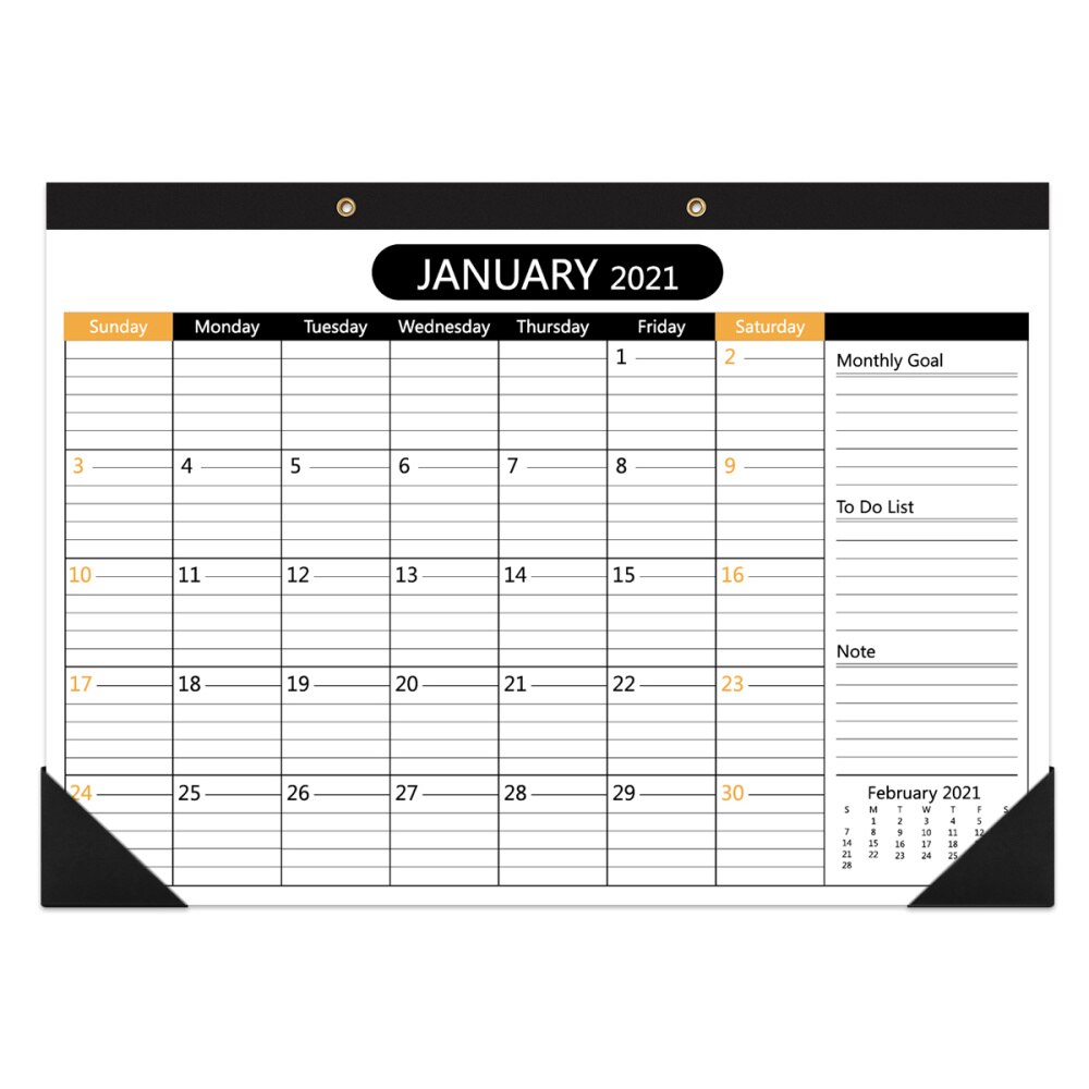 STOBOK -2022 Desk Calendar 2 Years Monthly Planner Runs from January 1, to 31, 2022 Desk/Wall Calendar for Organizing &: Default Title