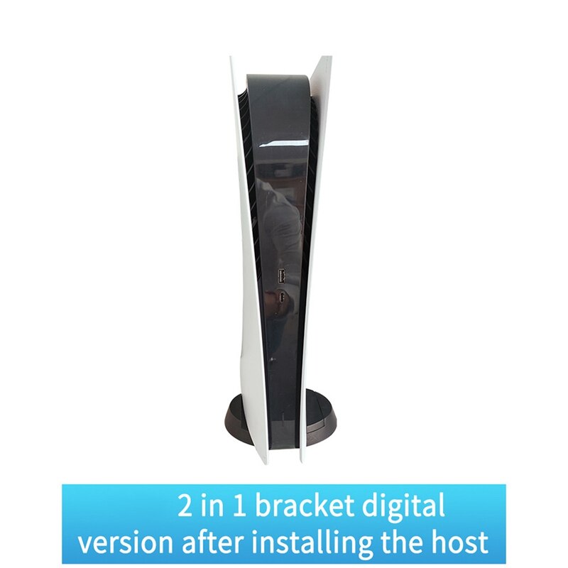 for PS5 Two-In-One Bracket Optical Drive Board Digital Version 2 in 1 Bracket Base Host Bracket for PS5 Upright Bracket