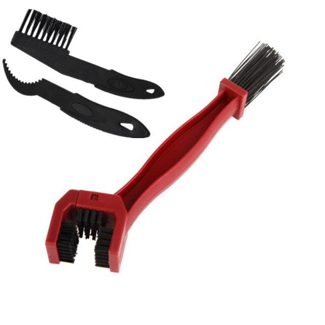 Sykkel kjederenser sykkel sykkel maskin børster skrubber vask verktøy rengjøringssett fjellklatrer sykkel kjede renere vaskemaskin: 3 stk 4