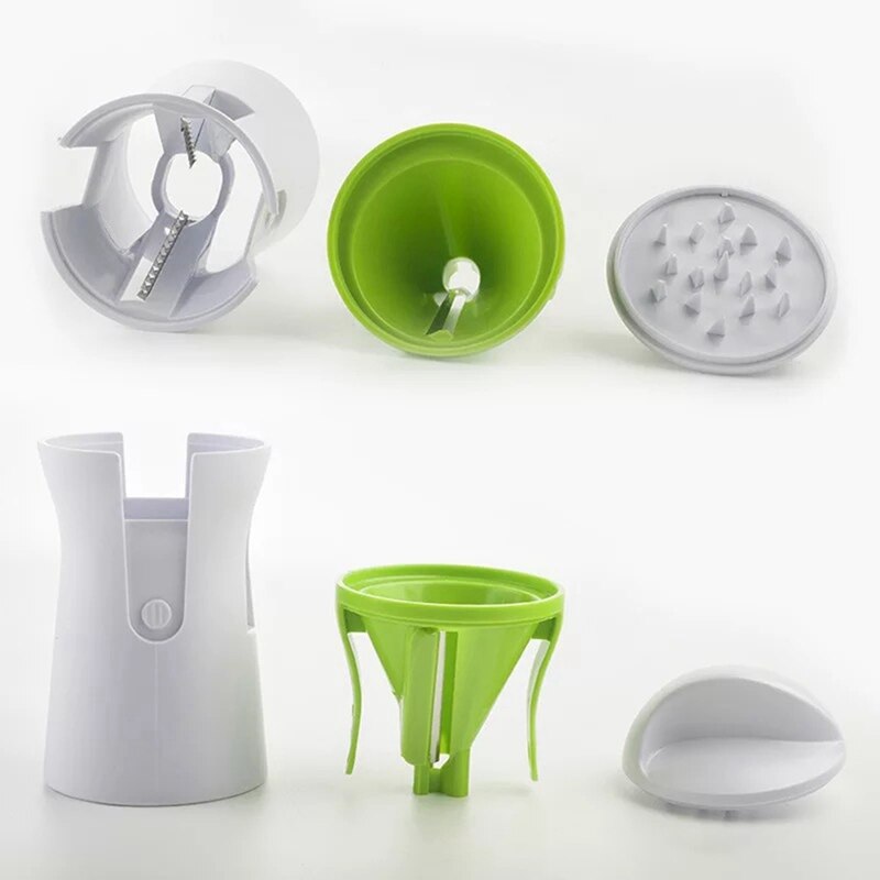 Déchiqueteuse cuisine multifonctionnel trois-en-un spirale pâtes courgettes Spaghetti grille légumes nouilles déchiqueteuse