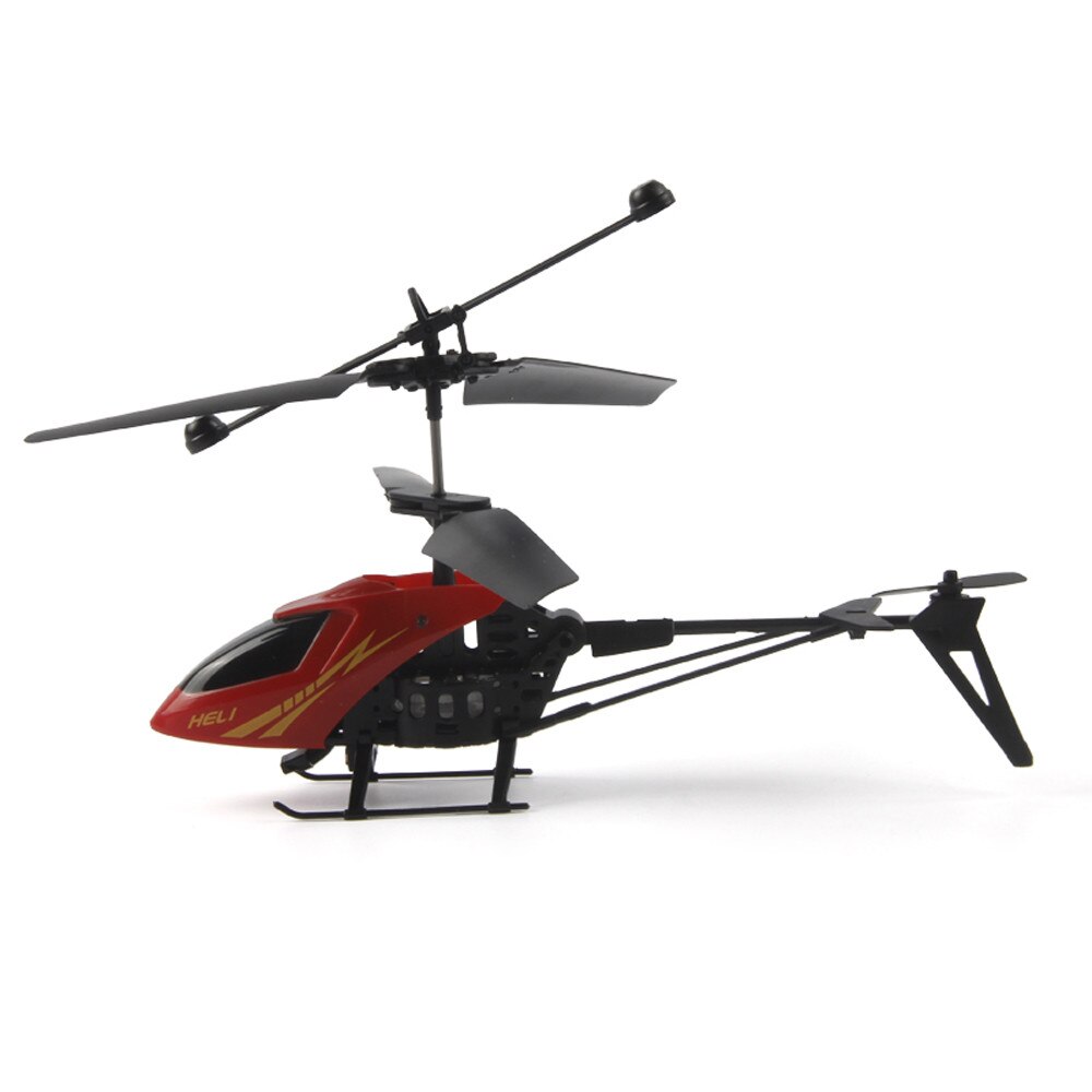 RC 901 2CH Mini helicóptero Radio Control remoto avión Micro 2 canales colorido lámparas visión nocturna juguetes chico de los niños: Rojo