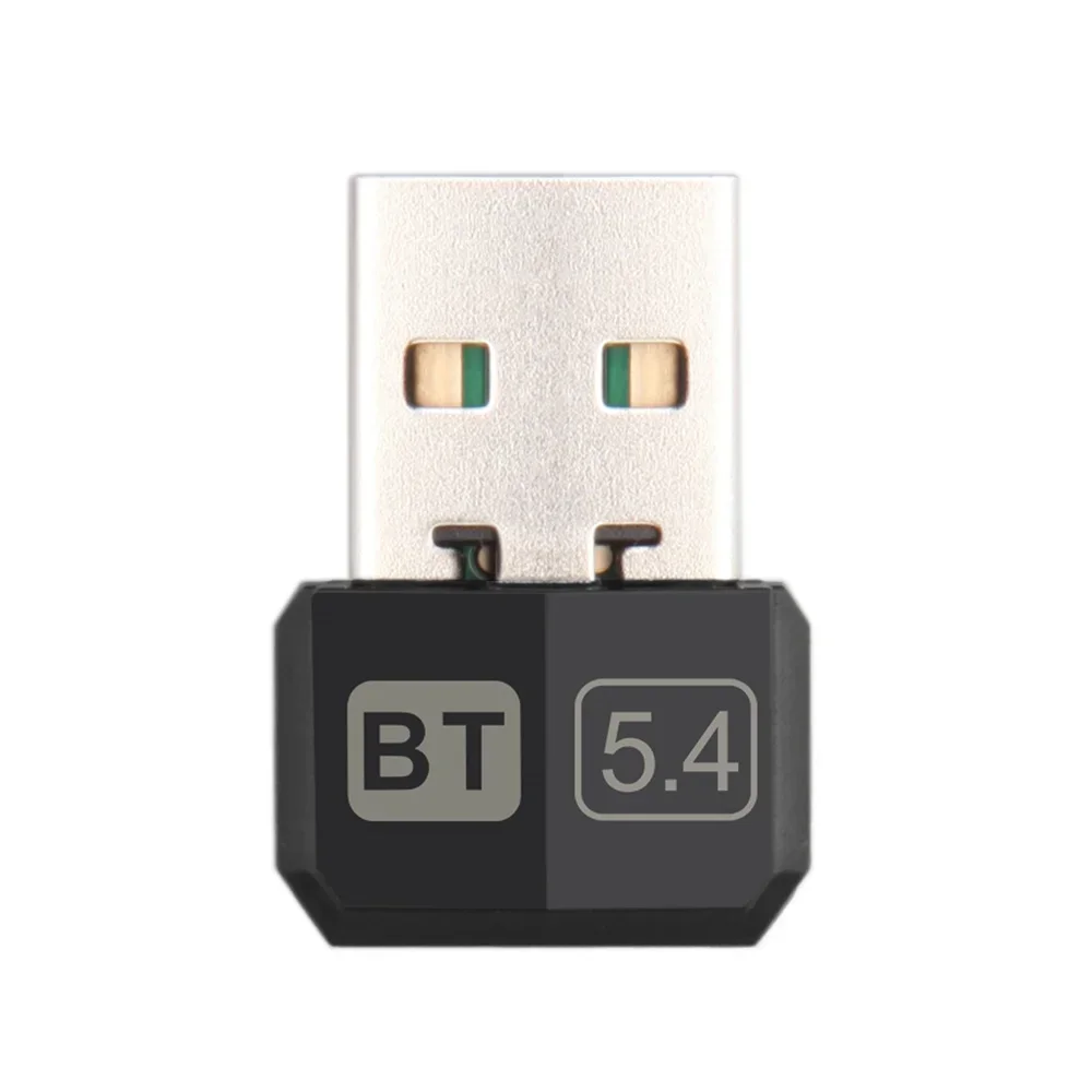 USB Bluetooth 5.4 5.3 Dongle Adapter for PC Speaker Wireless Mouse Keyboard Music Audio Receiver Transmitter Drive free: green